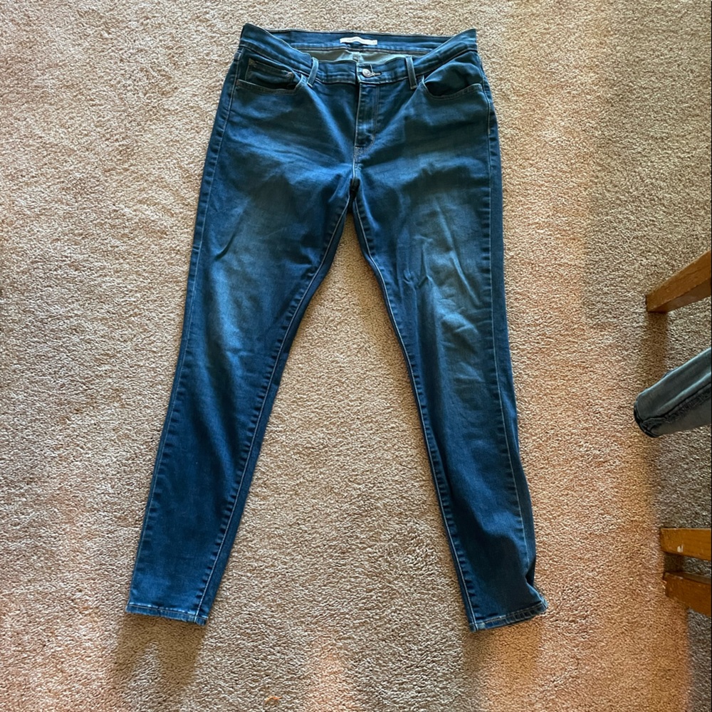 710 Levi Super Skinny Jeans 32 X 30